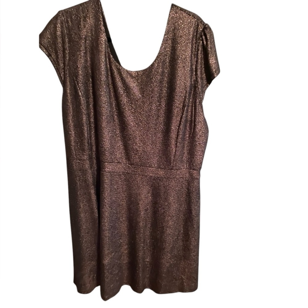 American Rag 3X Metallic Shimmer Dress – Perfect for the Holidays!